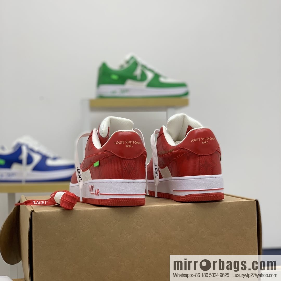 Louis Vuitton Monogram patchwork His & Hers sneakers