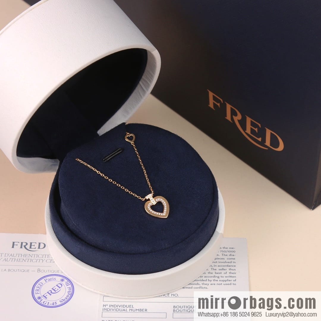 Fred limited edition rose gold heart ring