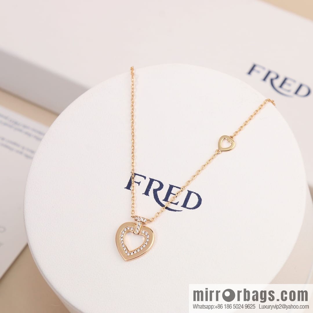 Fred limited edition rose gold heart ring