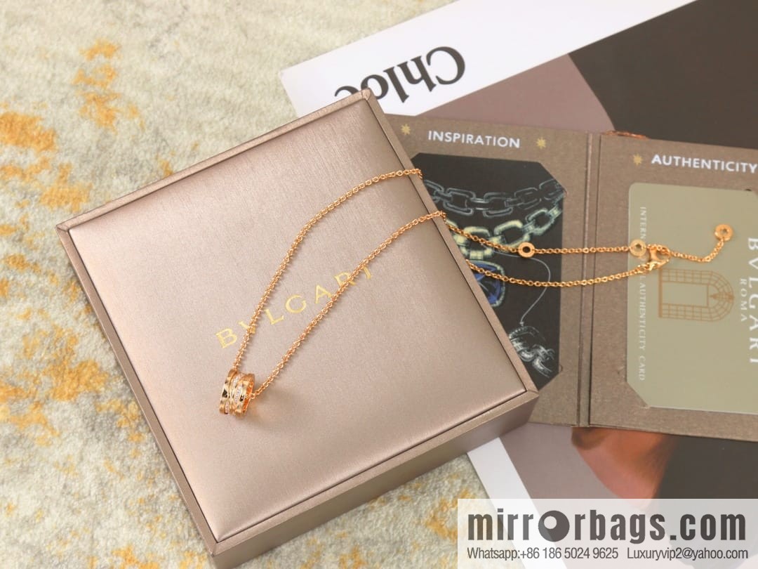 BVLGARI Bulgari threaded diamond necklace