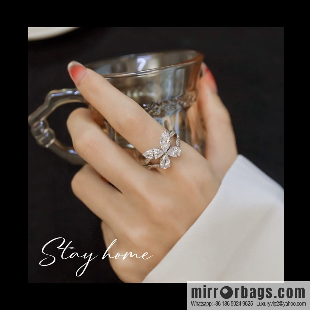 GRAFF Butterfly Horse Eye Diamond Ring