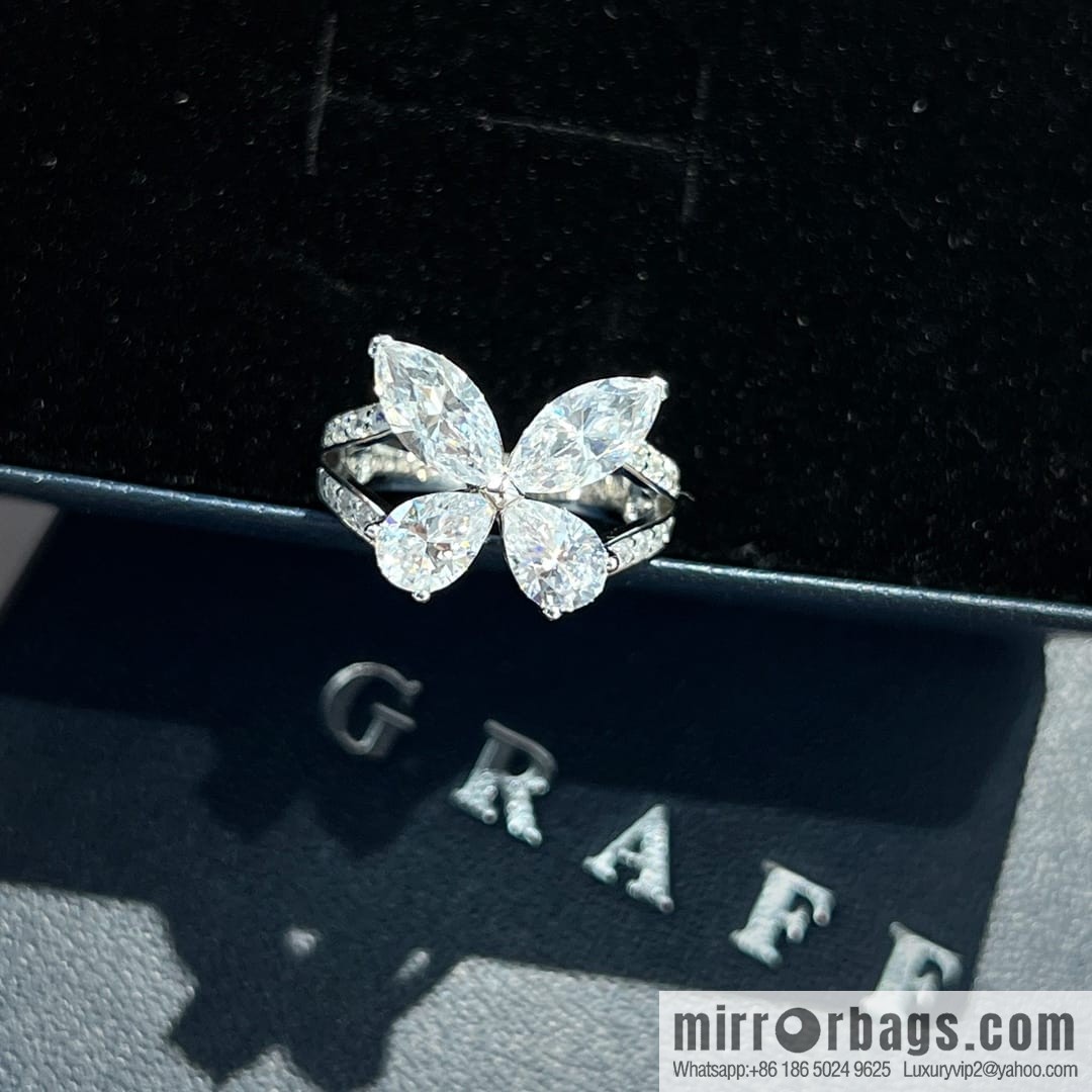GRAFF Butterfly Horse Eye Diamond Ring