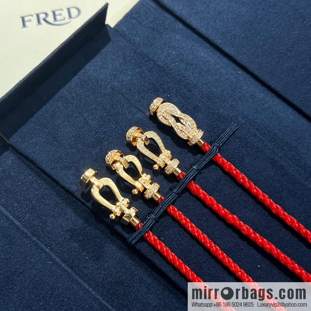 Fred red rope bracelet