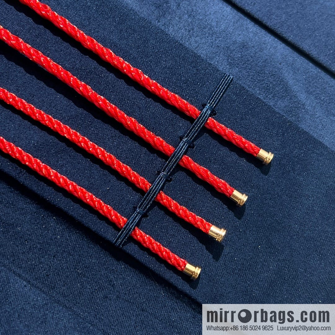 Fred red rope bracelet