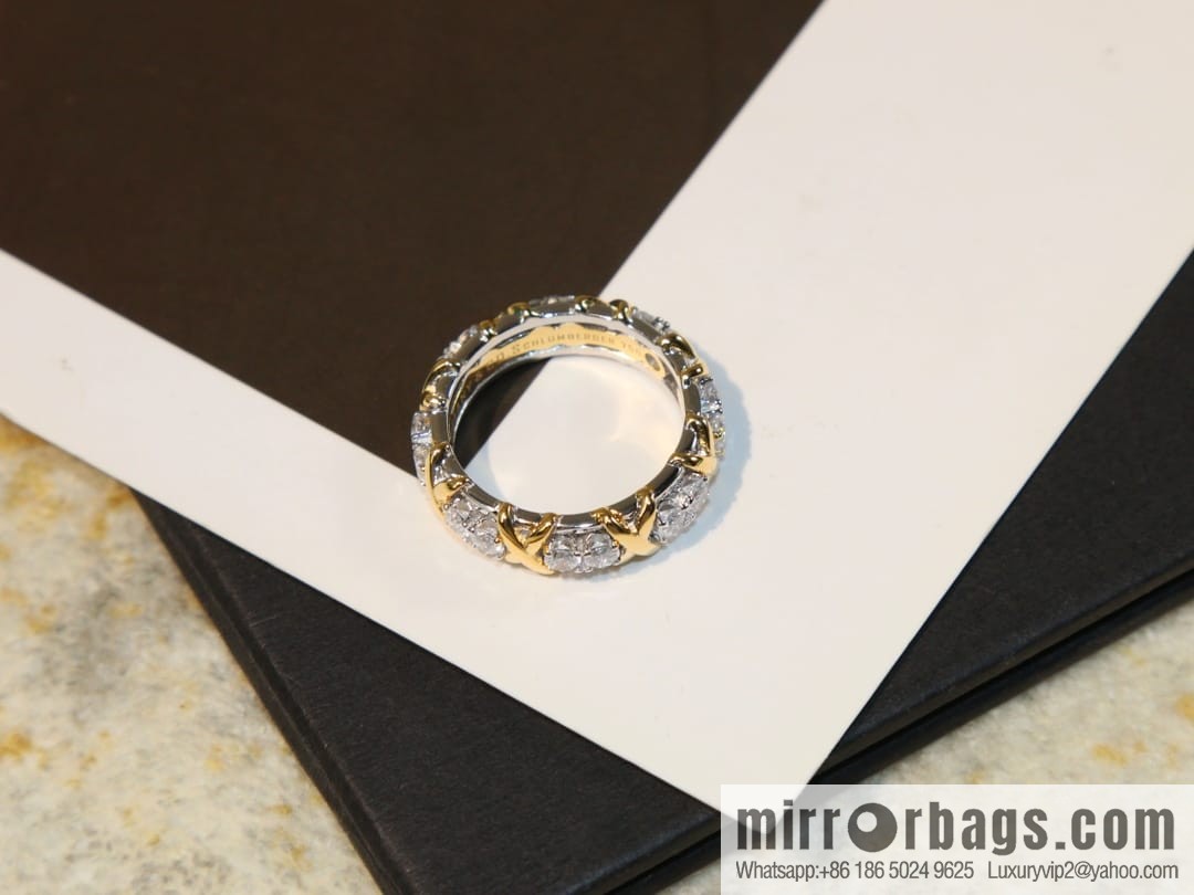 New ☑️ TIFFANY & Co. Tiffany & Co. Color separation cross ring