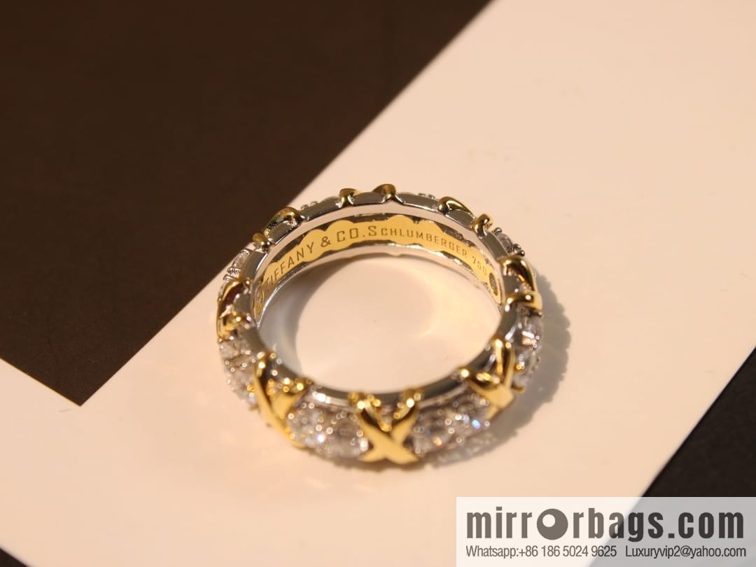 New ☑️ TIFFANY & Co. Tiffany & Co. Color separation cross ring