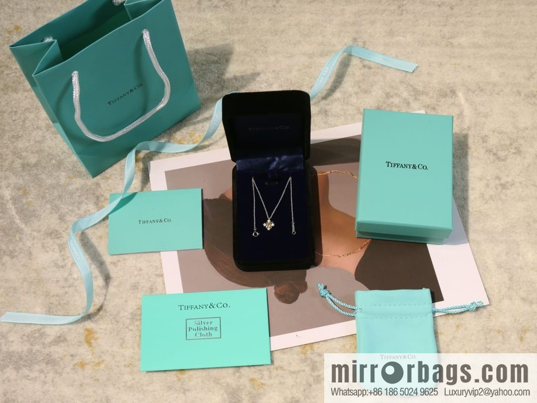 New ☑️ TIFFANY & Co. Tiffany & Co. Color separation cross necklace