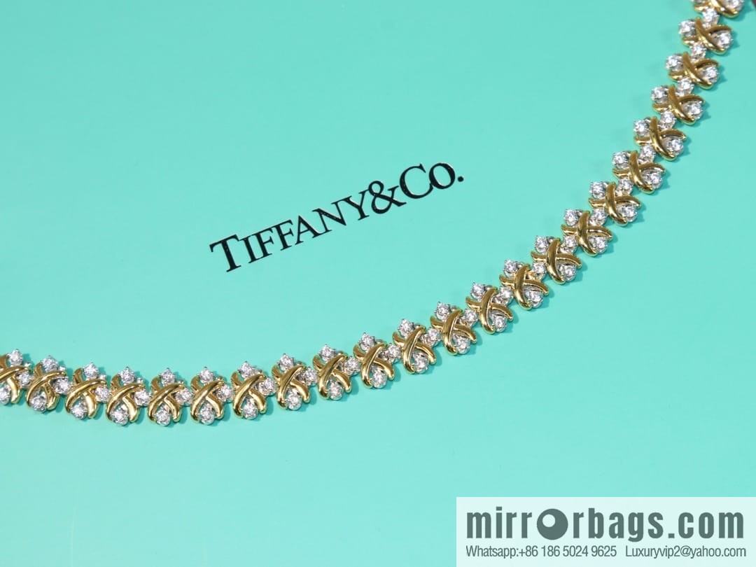New ☑️ TIFFANY & Co. Tiffany & Co. Color separation cross bracelet