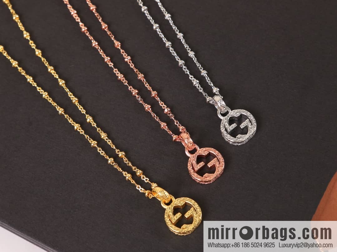New Gucci gucci double G necklace