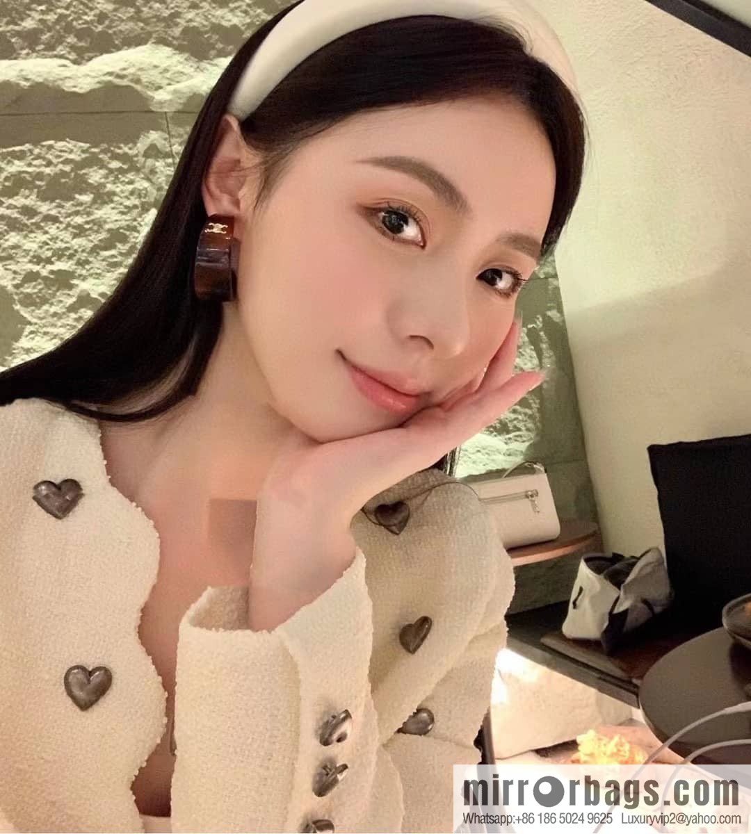 New Celine Arc de Triomphe half-bend earrings