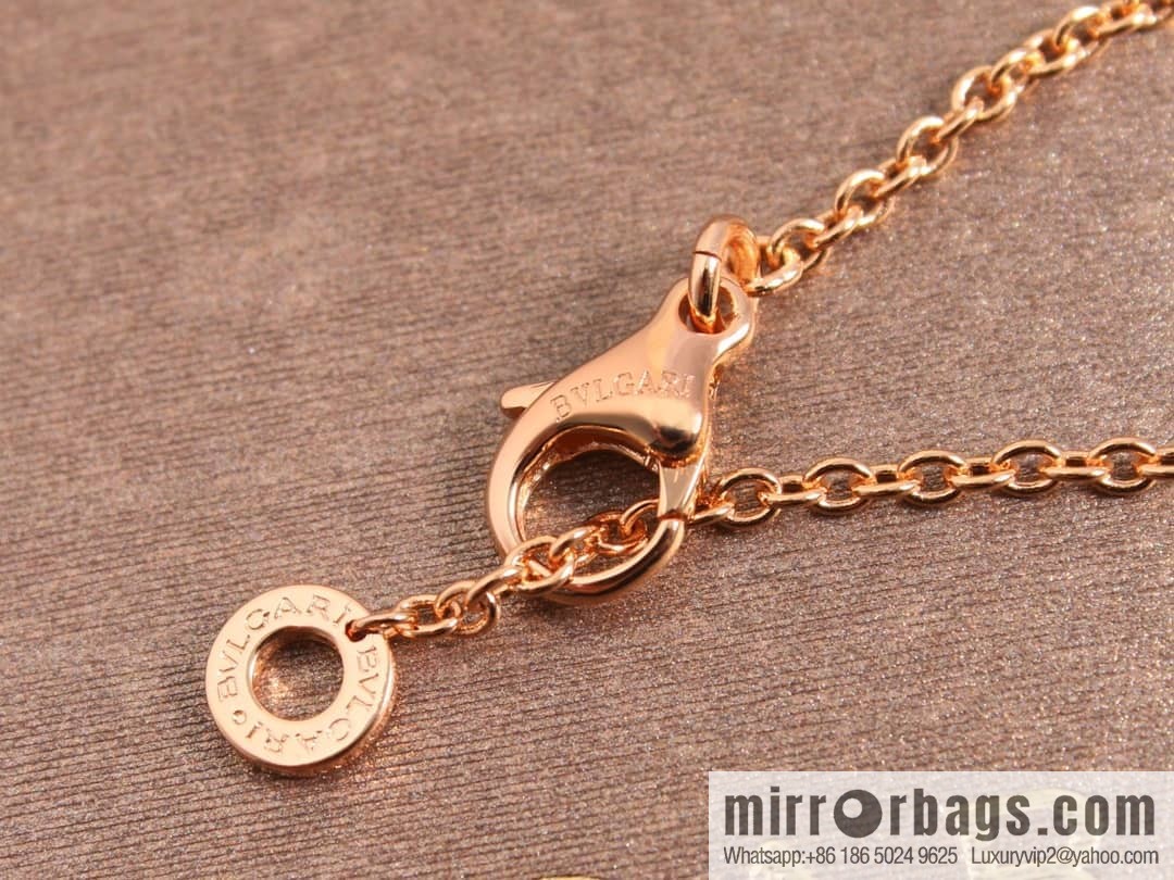 BVLGARI Bulgari double row diamond spring necklace