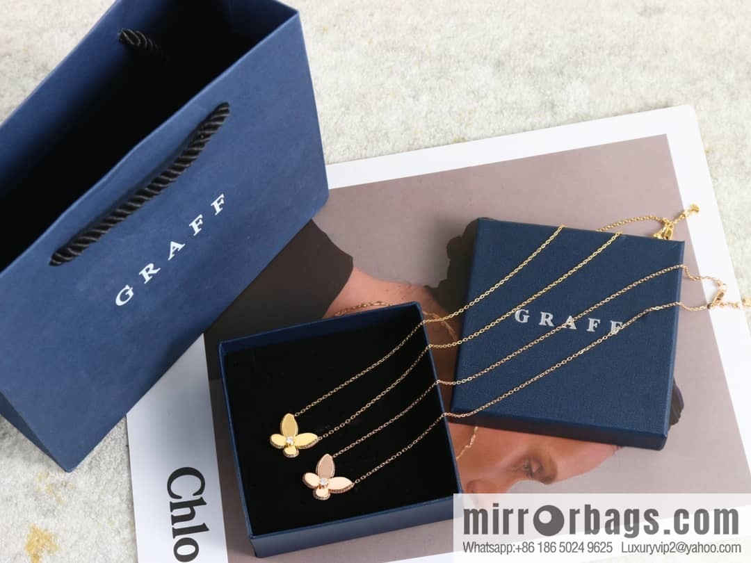 GRAFF butterfly necklace with diamonds