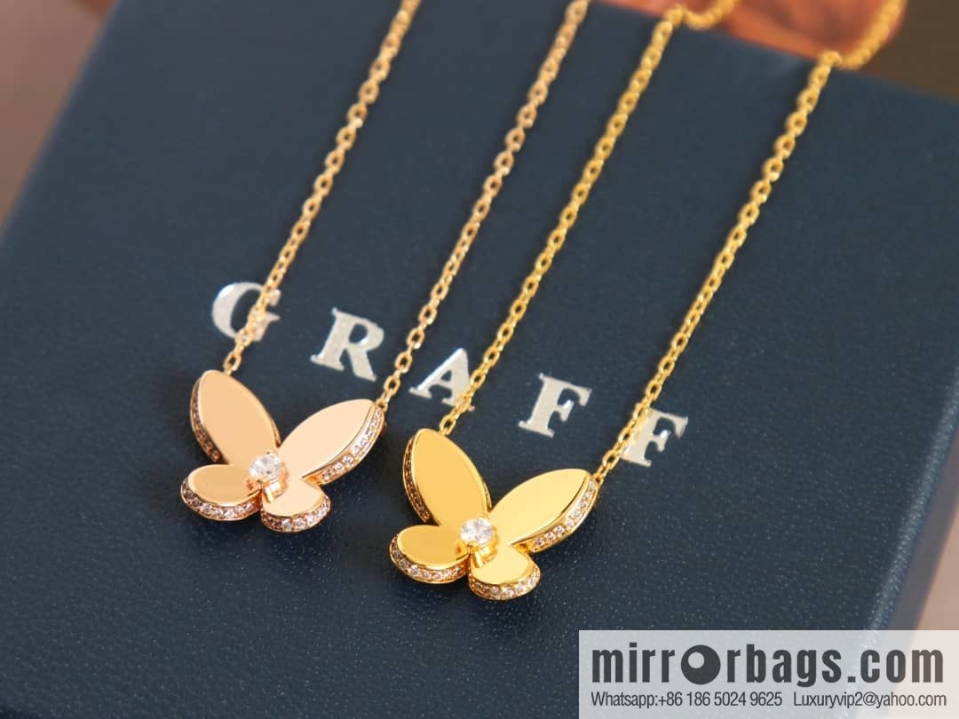 GRAFF butterfly necklace with diamonds