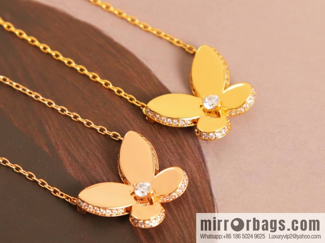 GRAFF butterfly necklace with diamonds