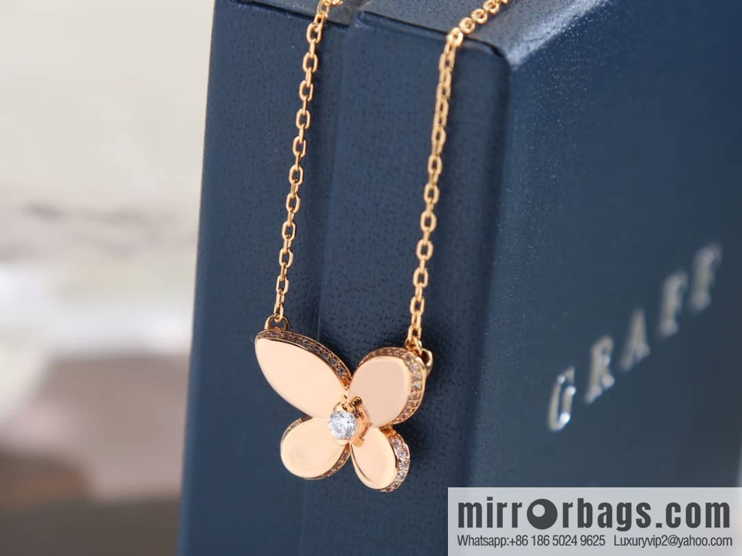 GRAFF butterfly necklace with diamonds