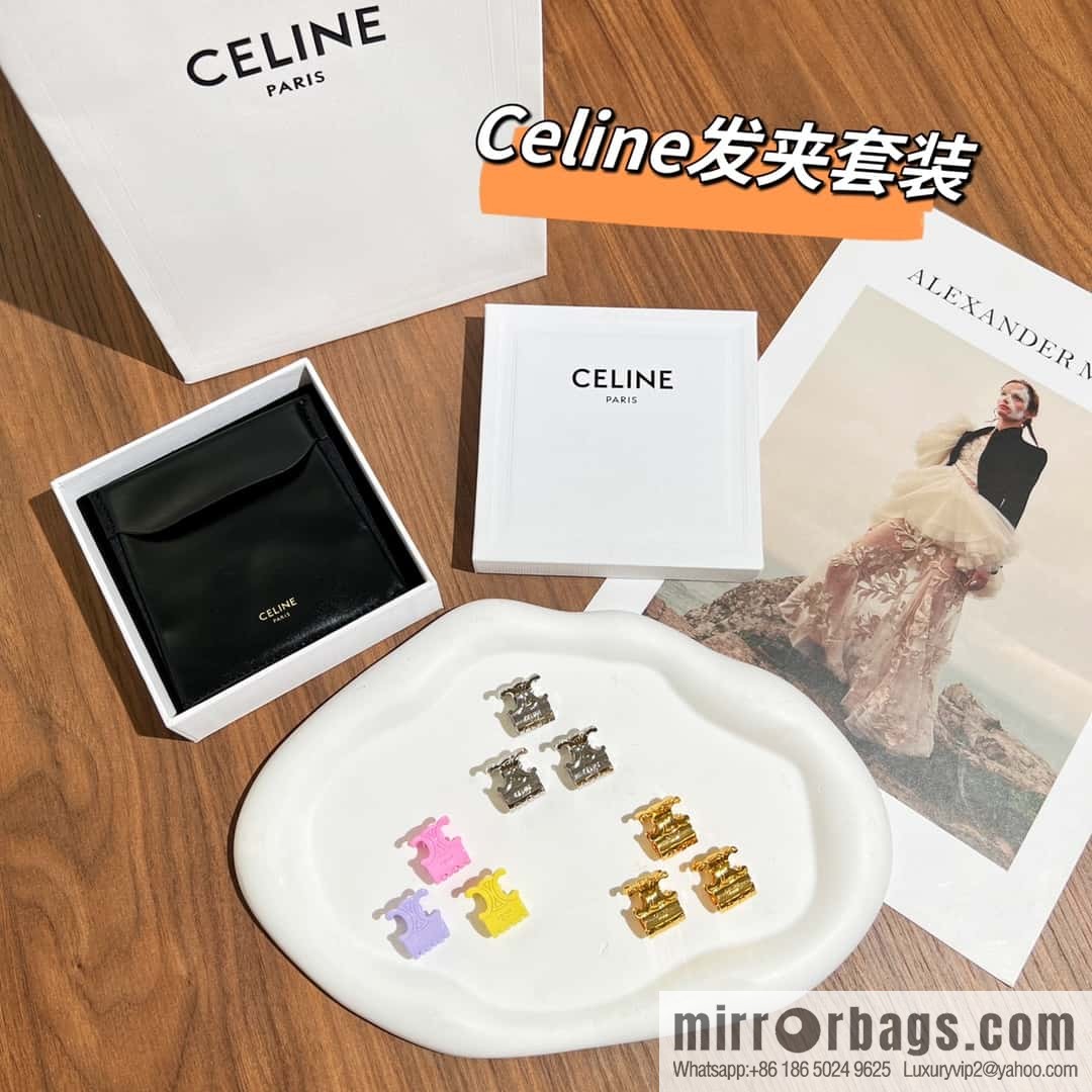 Celine Arc de Triomphe Hairpin Hairpin Set