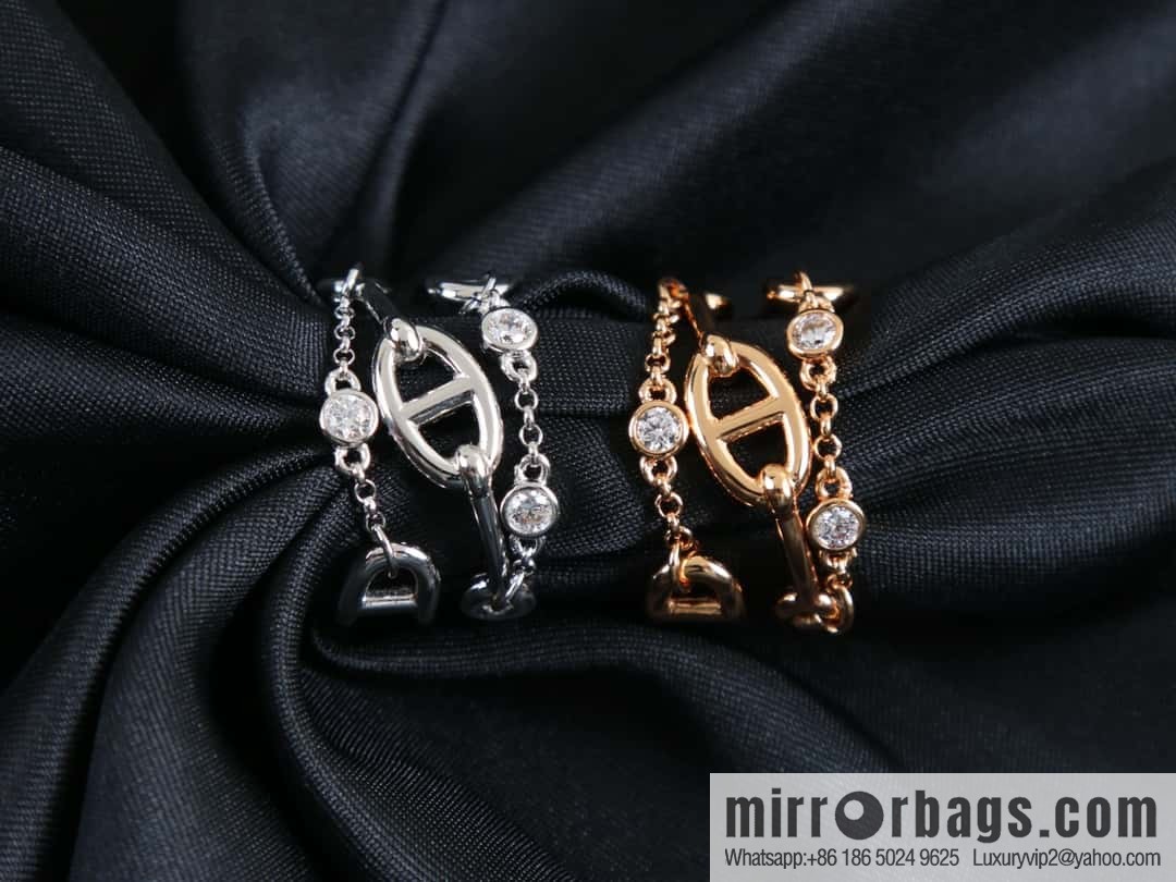 New ☑️ Hermès HERMES chain strap ⛓ pig nose ring