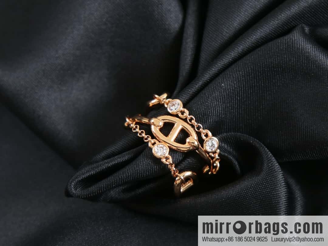 New ☑️ Hermès HERMES chain strap ⛓ pig nose ring