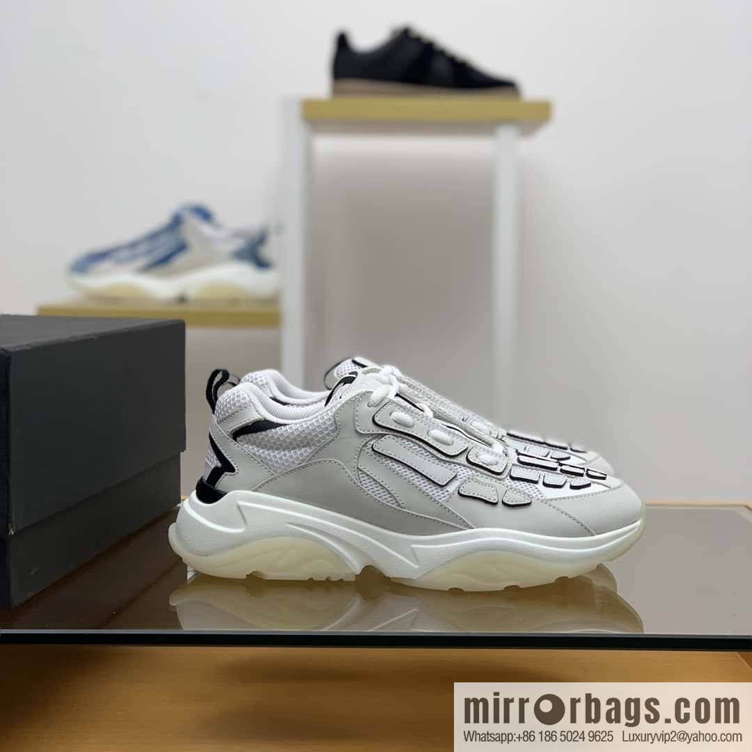 First layer leather patchwork breathable mesh bone bread men's casual shoes