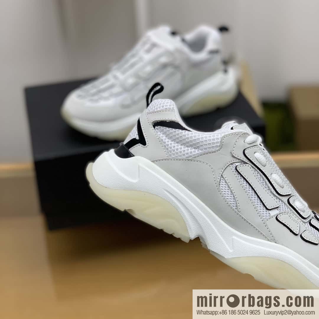 First layer leather patchwork breathable mesh bone bread men's casual shoes