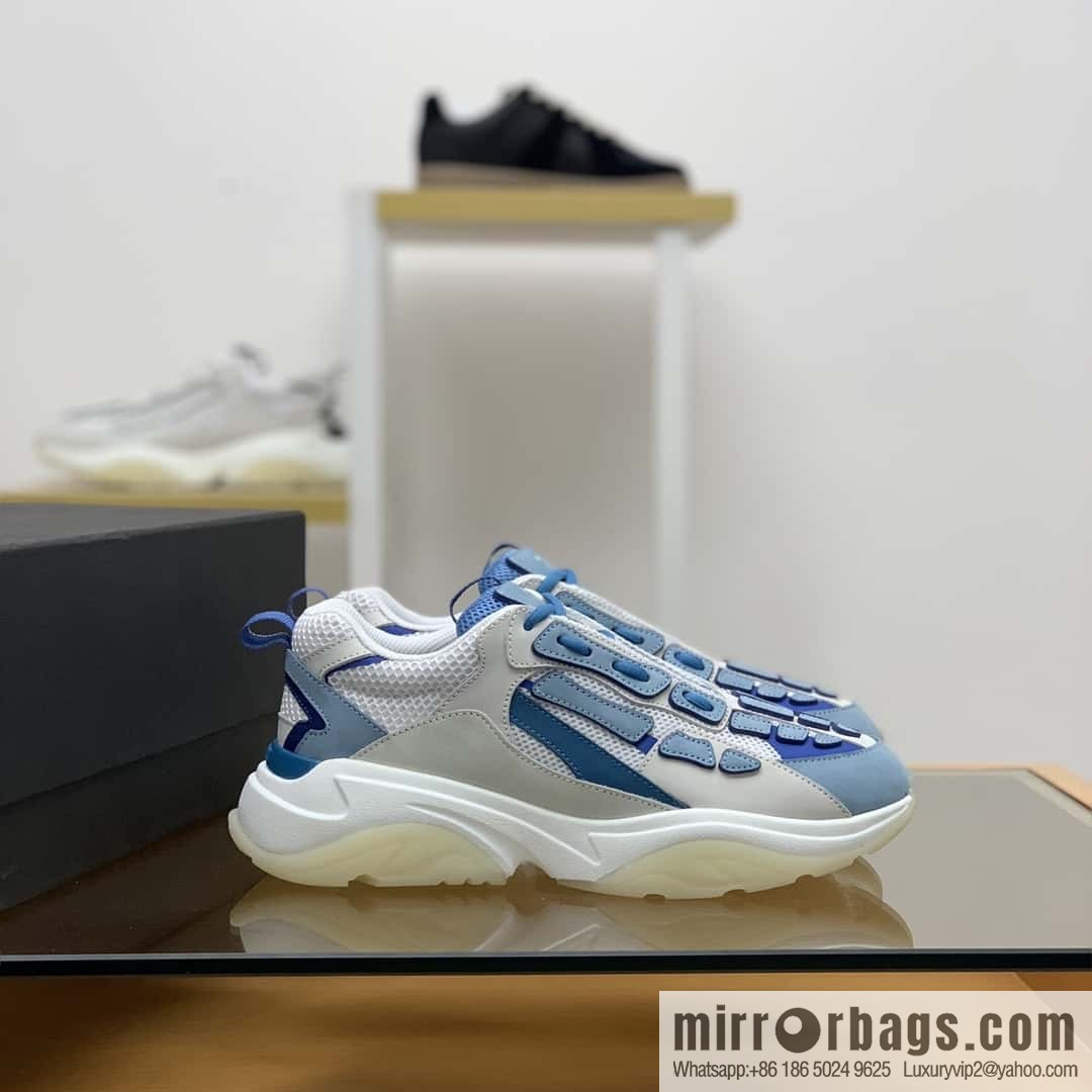 First layer leather patchwork breathable mesh bone bread men's casual shoes