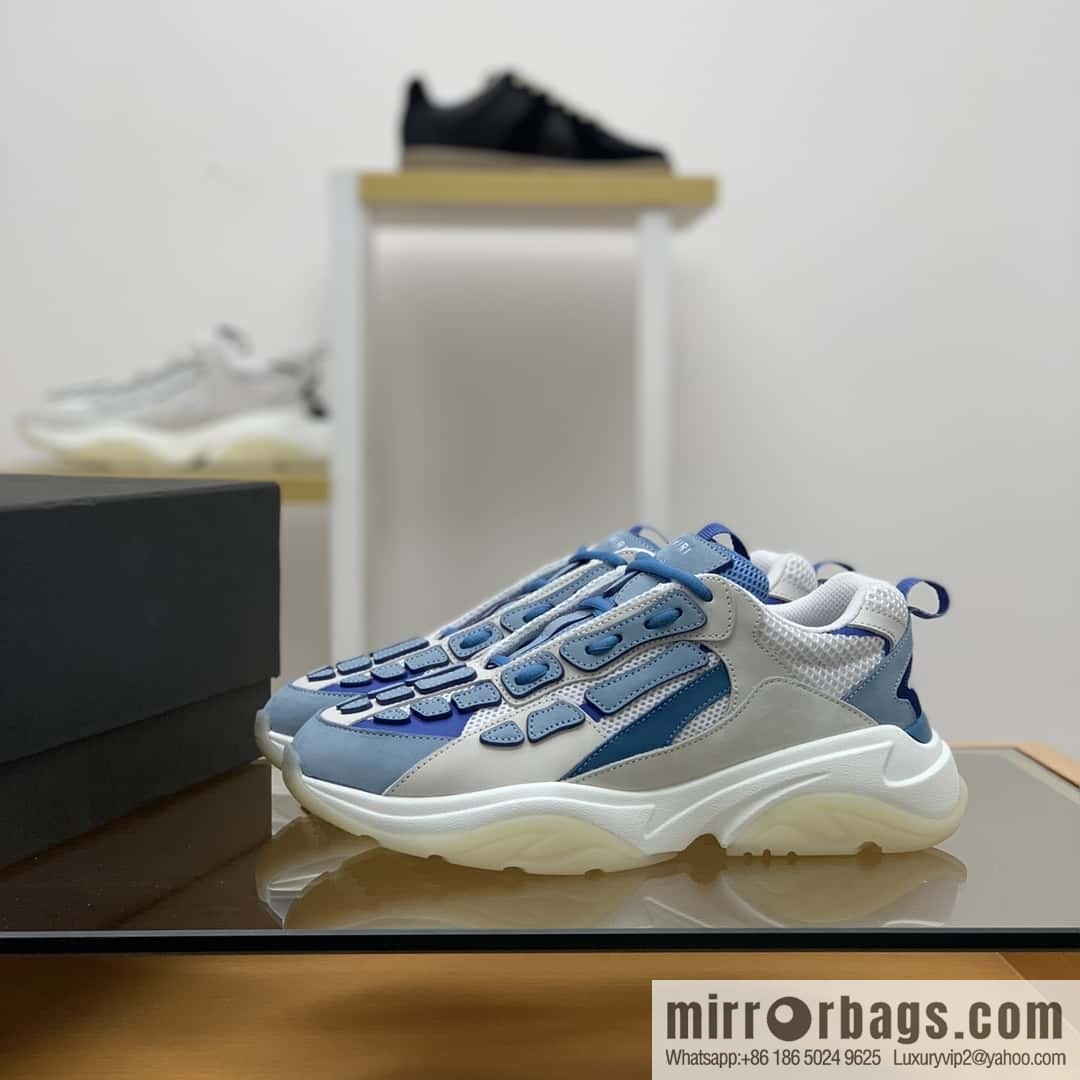 First layer leather patchwork breathable mesh bone bread men's casual shoes