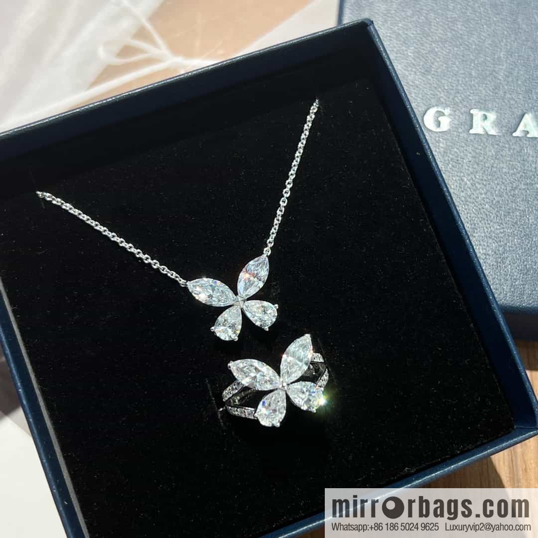 GRAFF Graff Butterfly Horse Eye Diamond Necklace