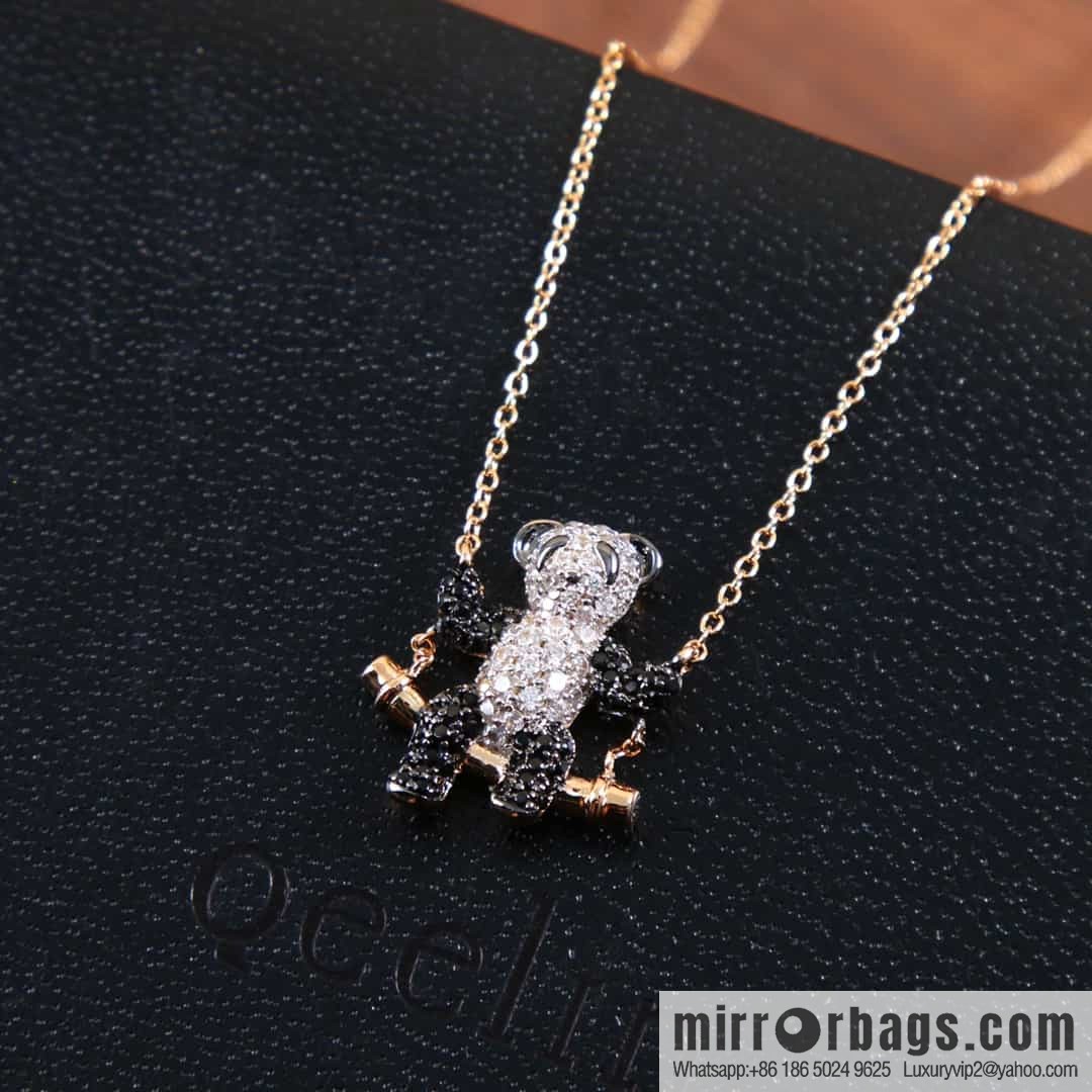 Qeelin Kirin BOBO Panda 🐼 Charity Necklace