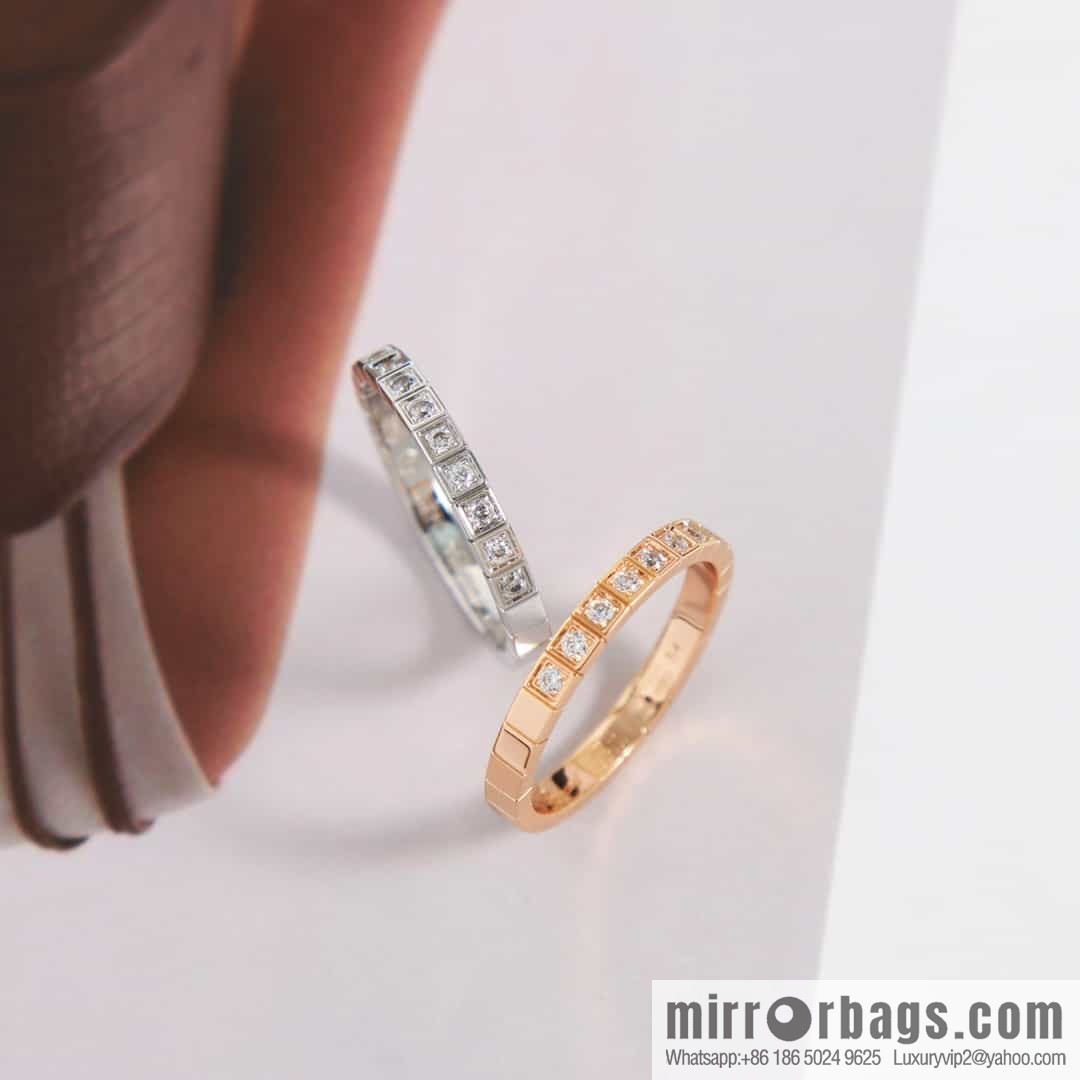 Chopard ICE CUBE Half Diamond Ring