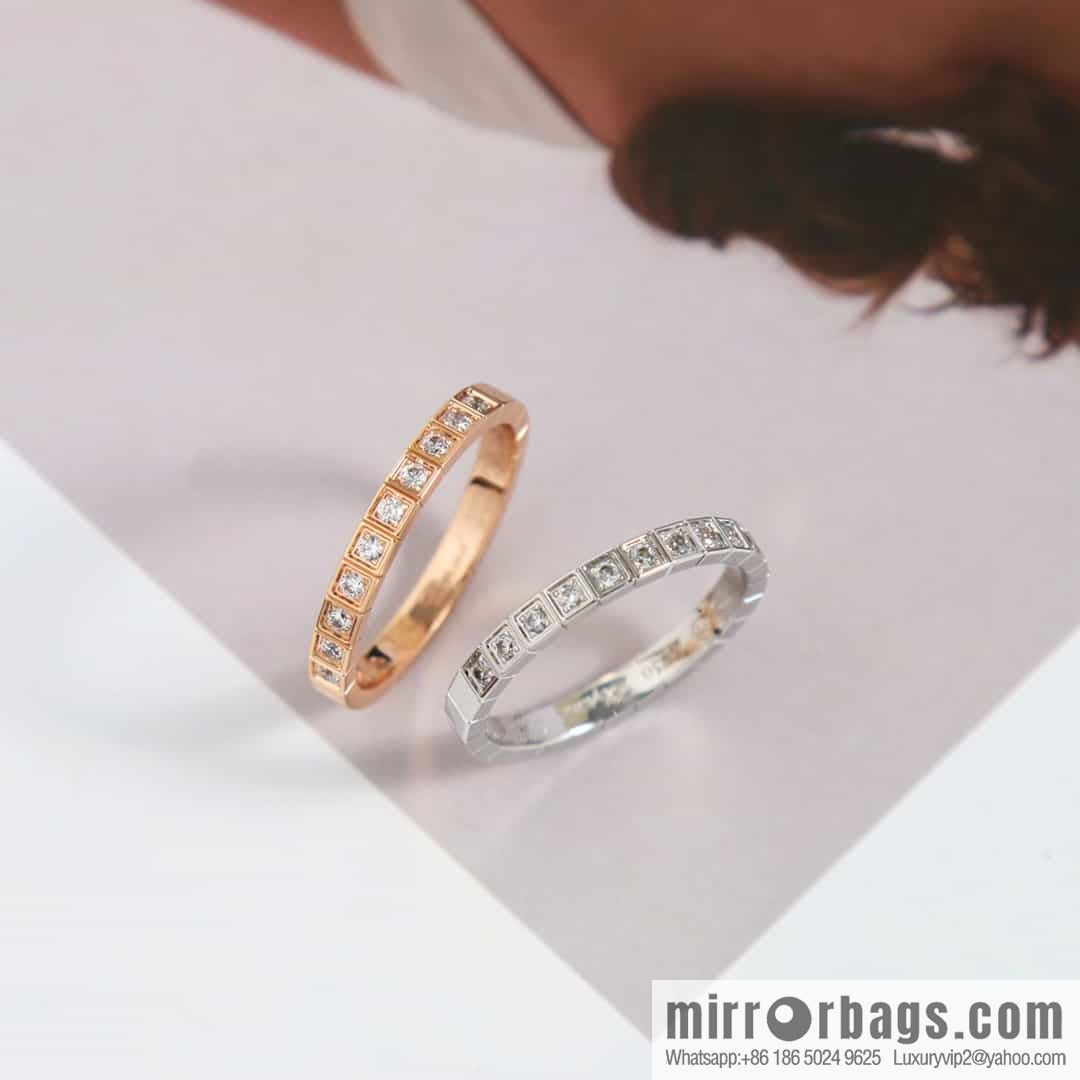 Chopard ICE CUBE Half Diamond Ring