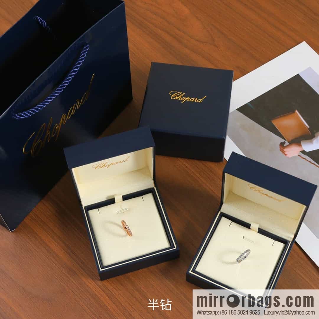 Chopard ICE CUBE Half Diamond Ring