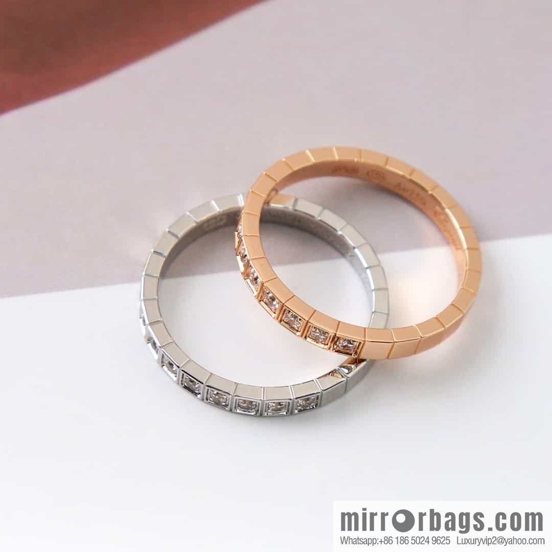 Chopard ICE CUBE Half Diamond Ring