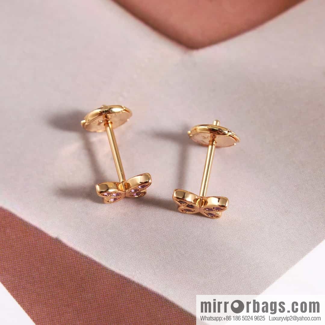 GRAFF Graff Mini Butterfly Diamond Stud Earrings