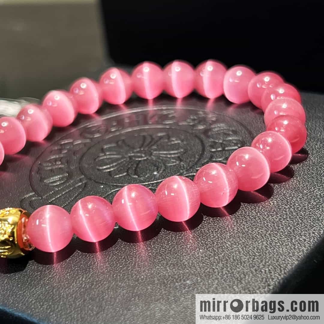 New Croxin Pink Opal Beaded Bracelet