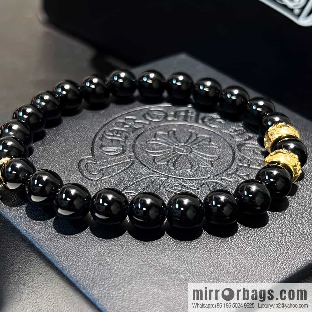 New Croxin Obsidian Beaded Bracelet