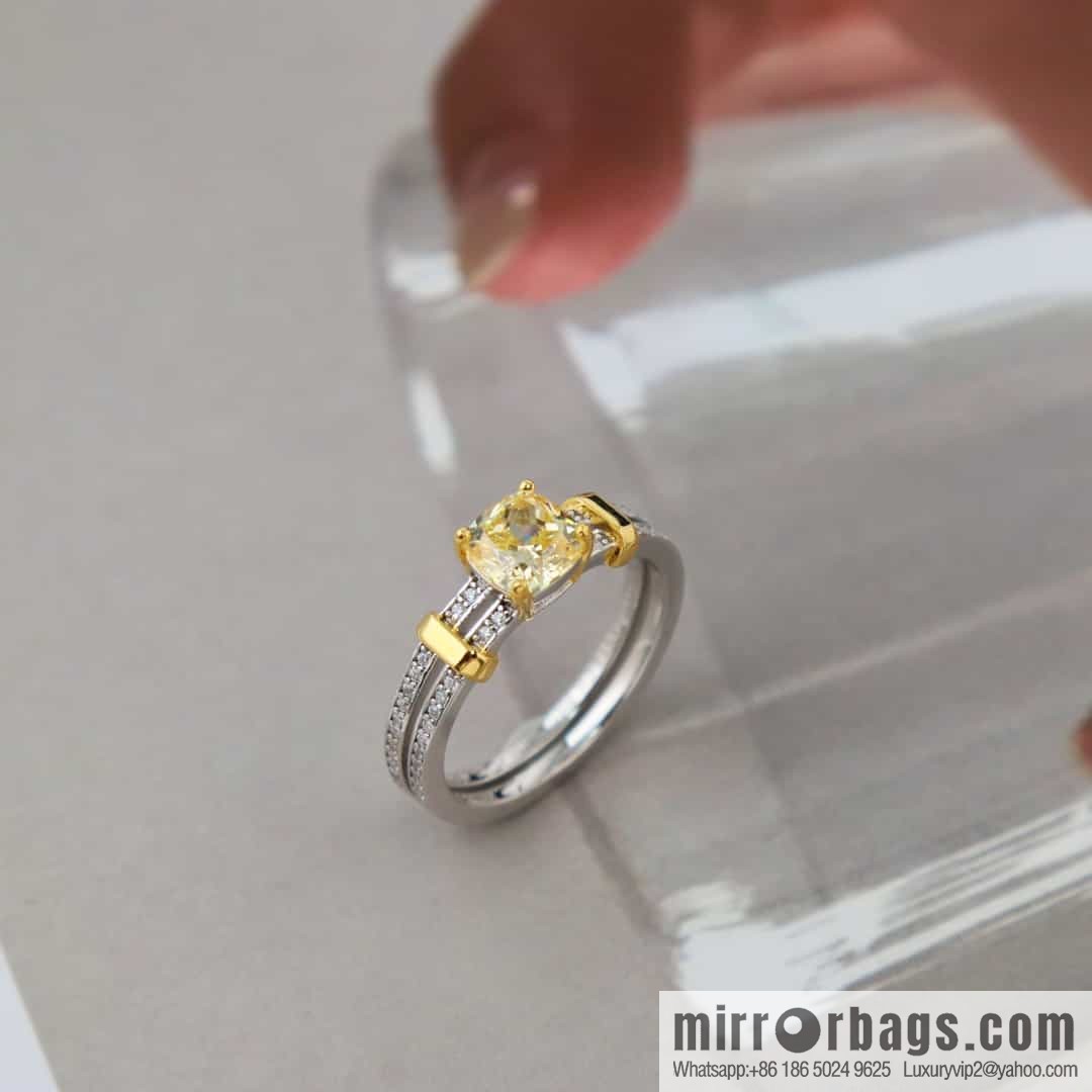 New ☑️ Tiffany & Co. Square Yellow Diamond Ring