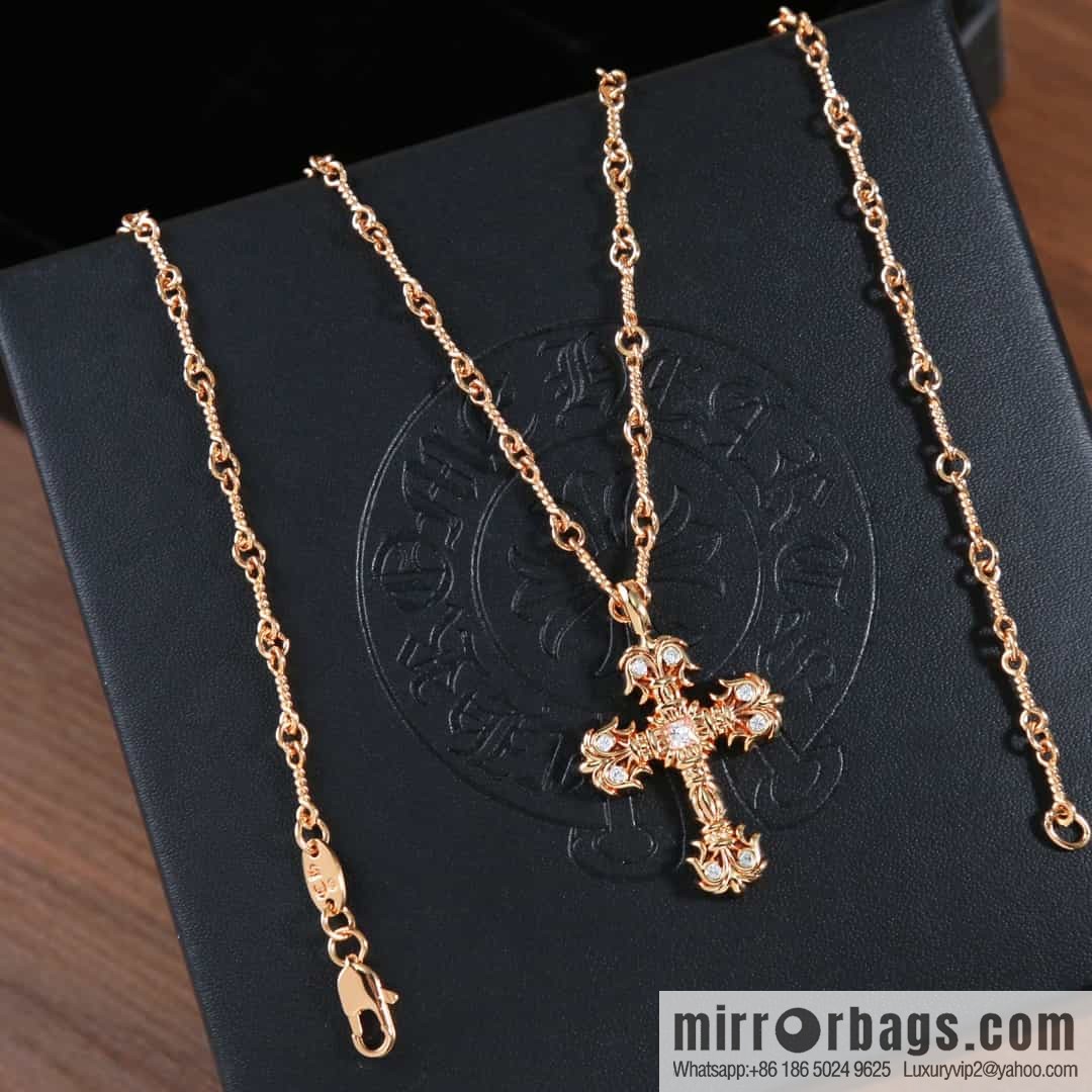 New Croxin Cross Flame Necklace