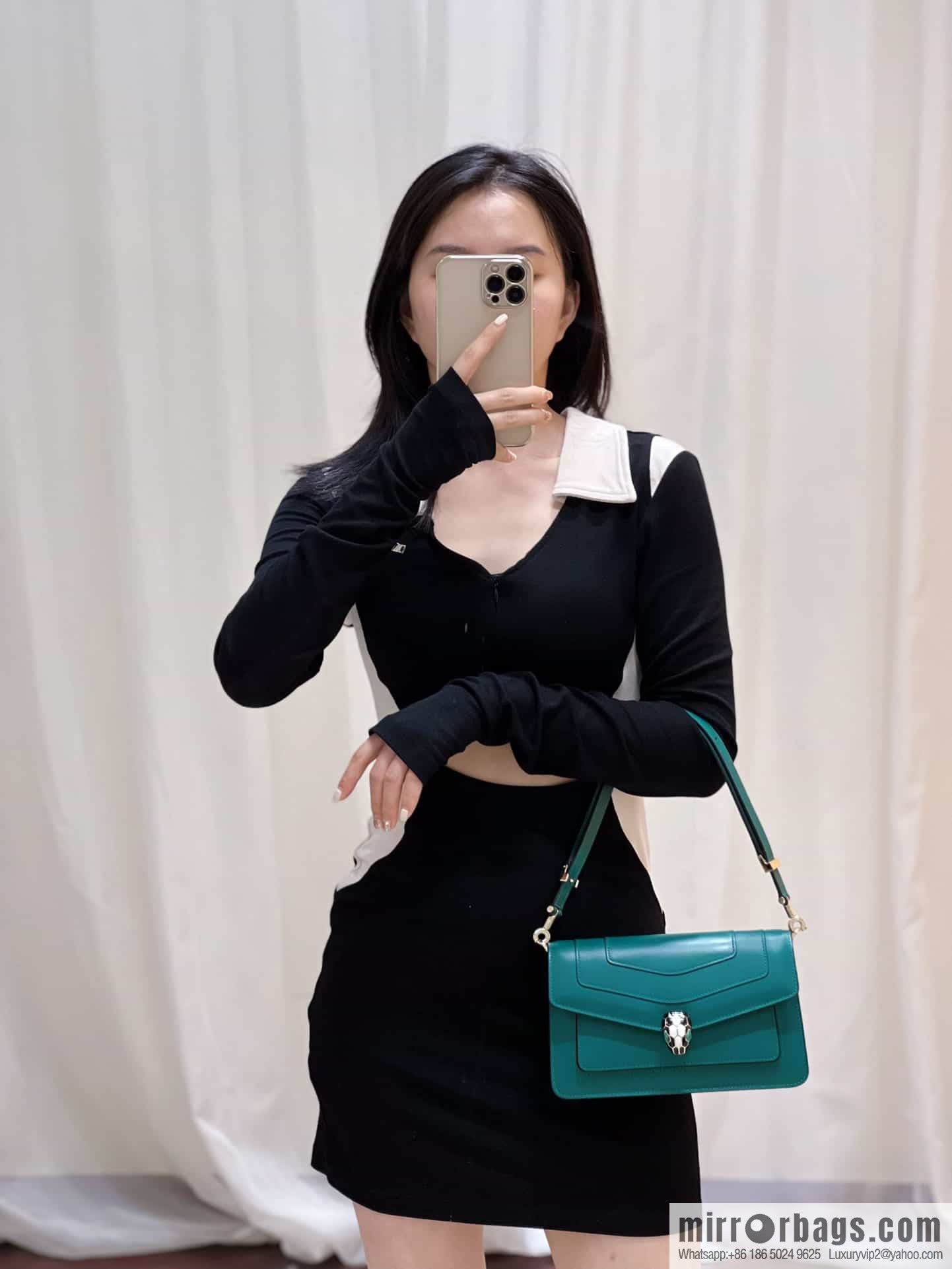 SERPENTI FOREVER EAST-WEST series small shoulder bag Model: 292104