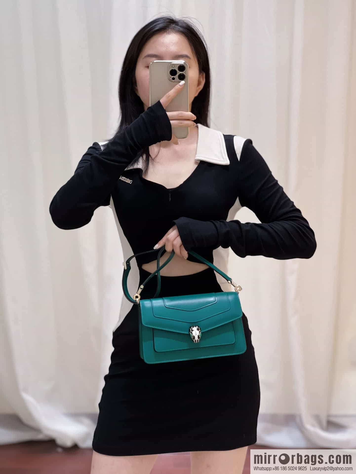 SERPENTI FOREVER EAST-WEST series small shoulder bag Model: 292104