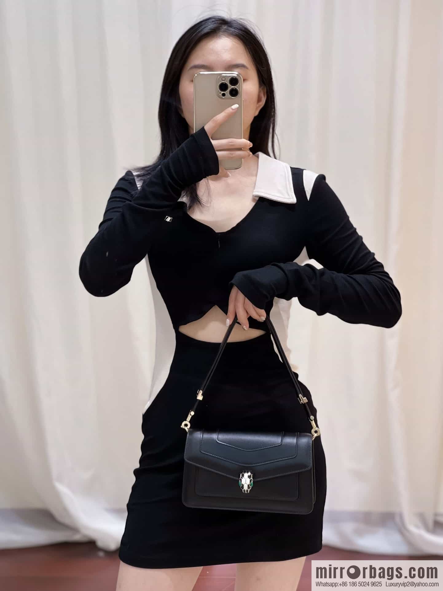 SERPENTI FOREVER EAST-WEST series small shoulder bag Model: 292104