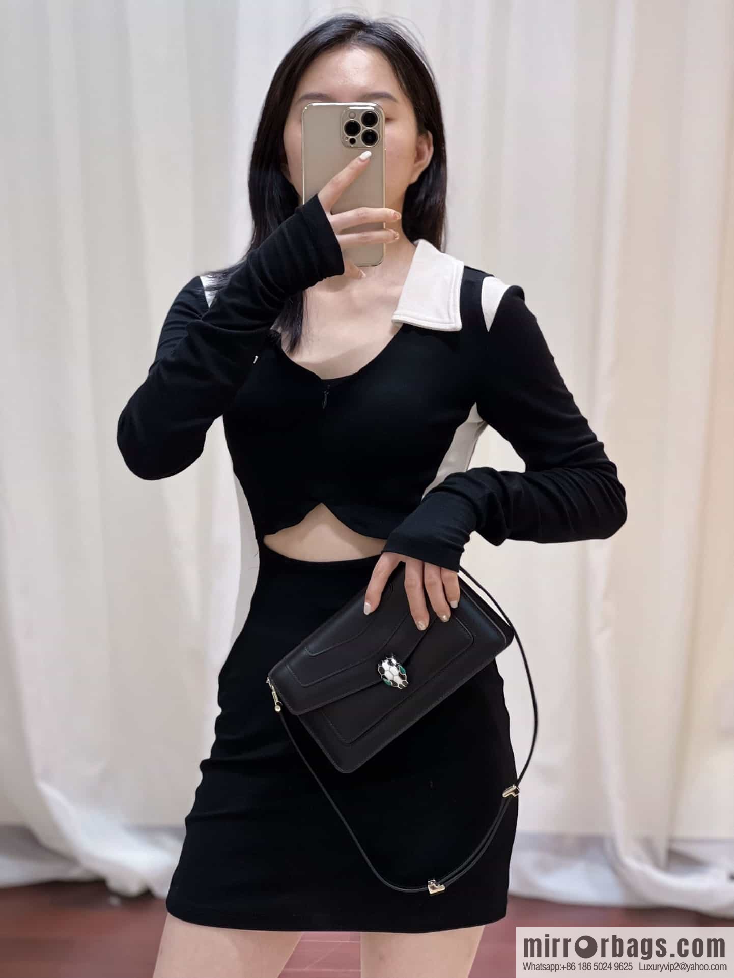 SERPENTI FOREVER EAST-WEST series small shoulder bag Model: 292104