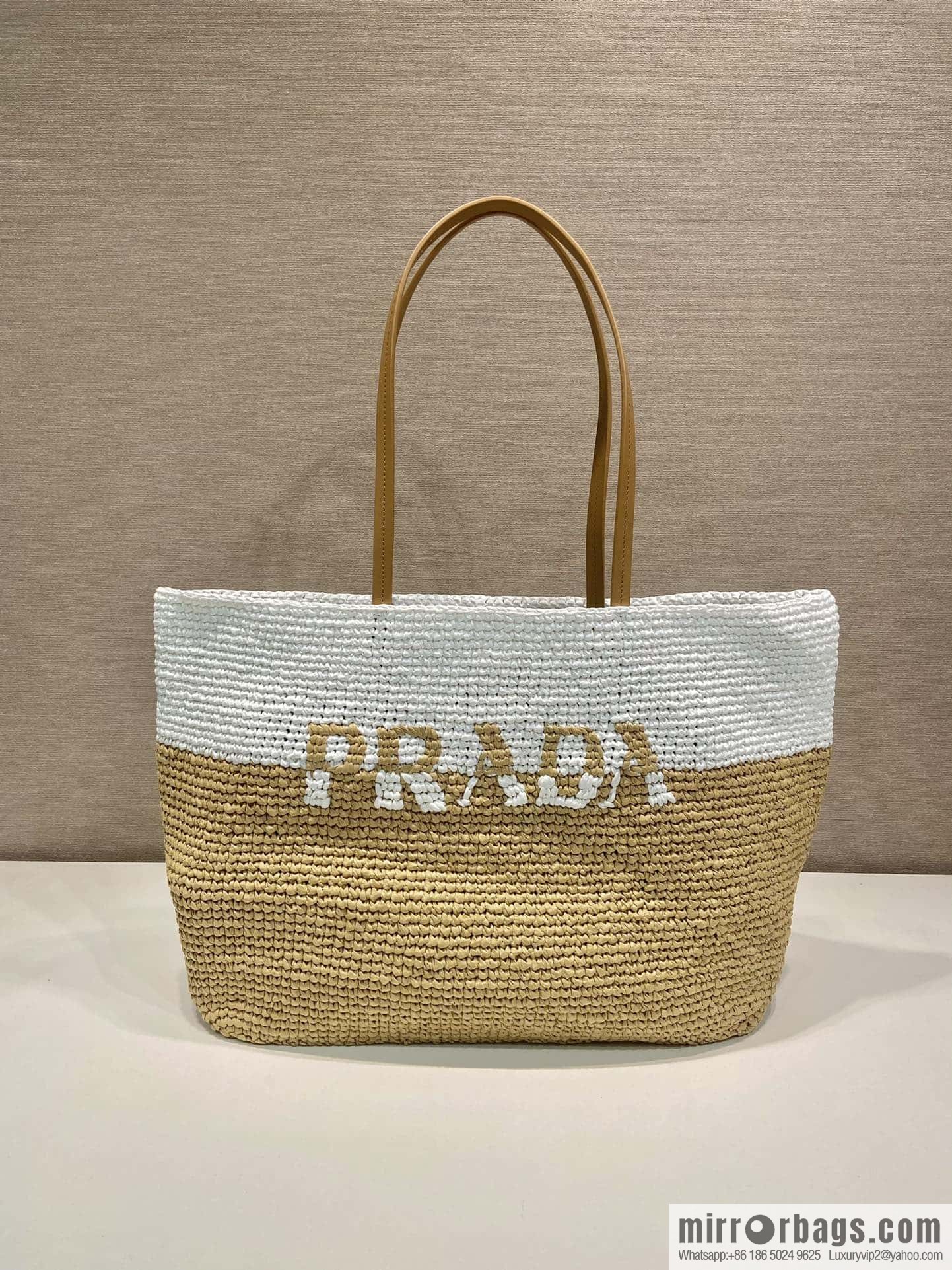 PRADA Prada Fiber Tote Bag 1BG442