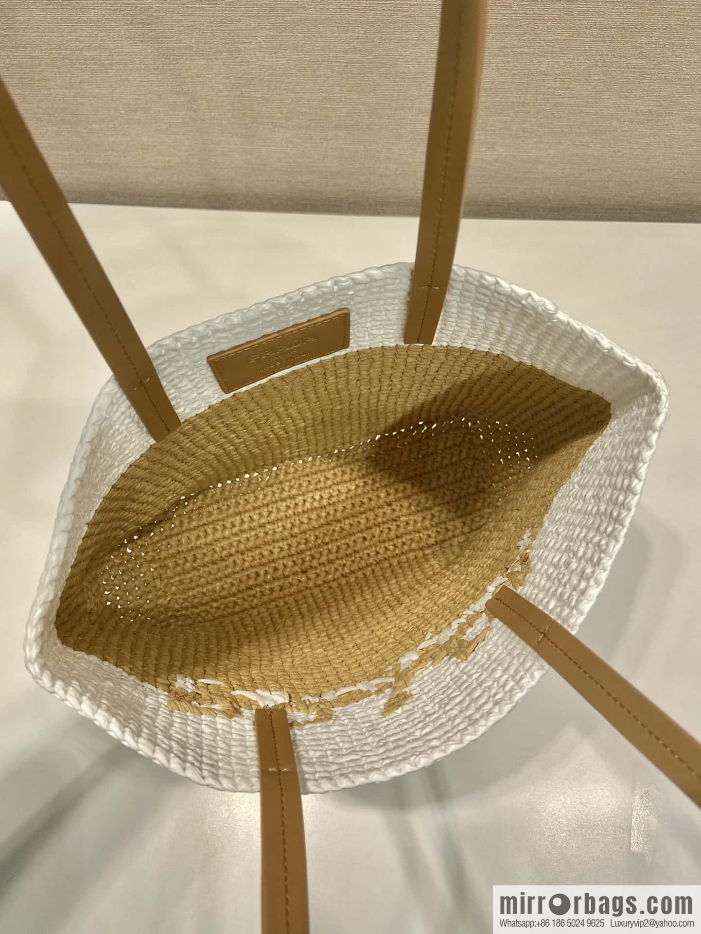 PRADA Prada Fiber Tote Bag 1BG454