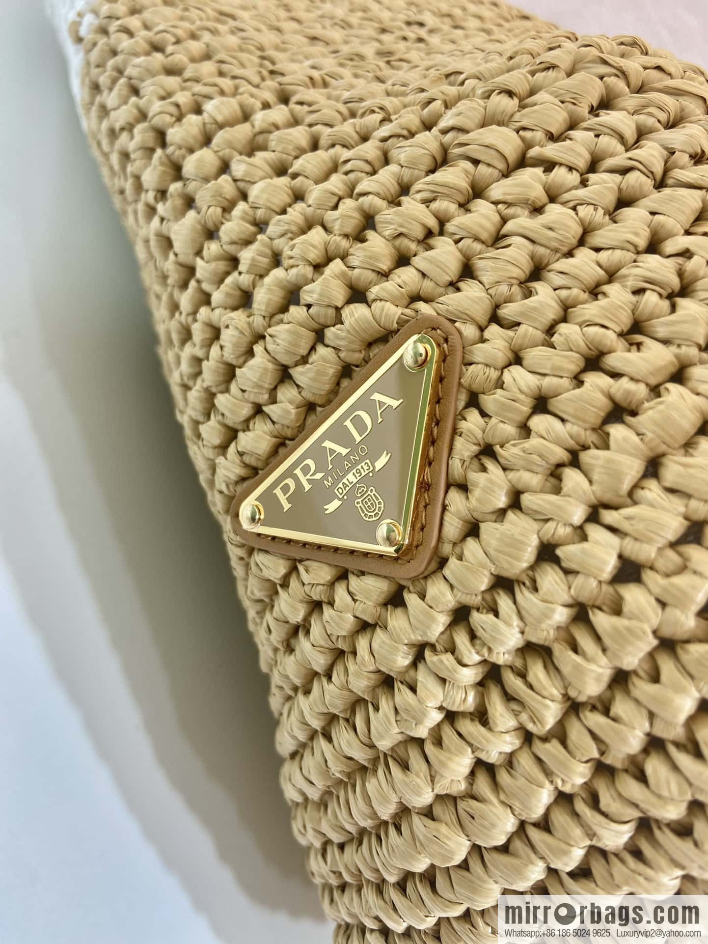 PRADA Prada Fiber Tote Bag 1BG454