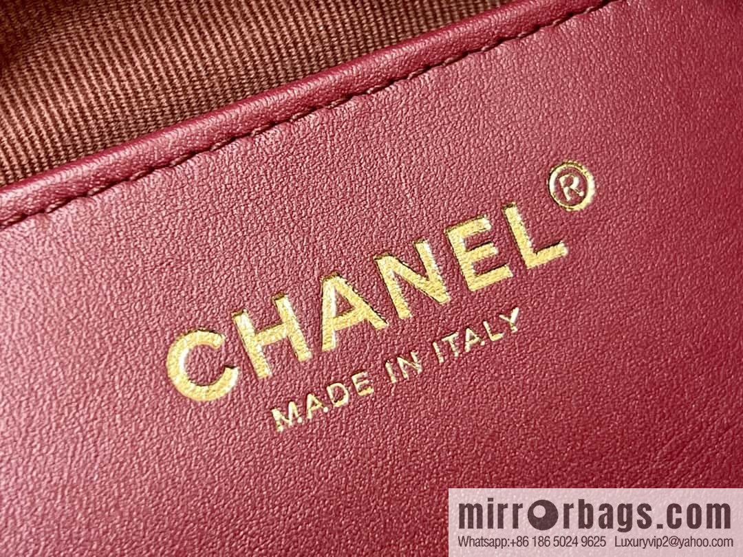 CHANEL 23A Premium Handicraft Workshop Series hobo armpit bag AS4220 black