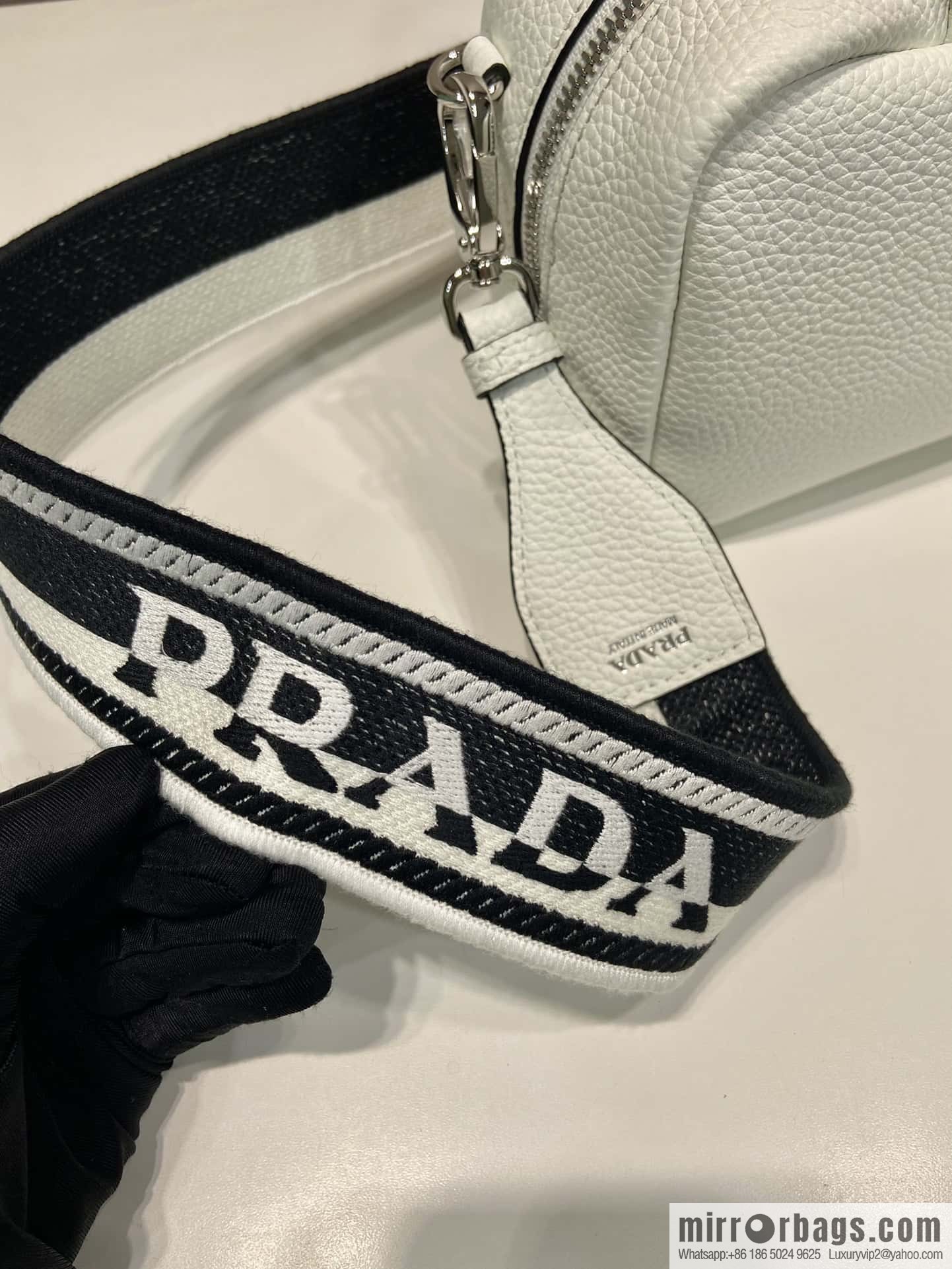 PRADA Prada imported suede leather new tote bag 1BB102