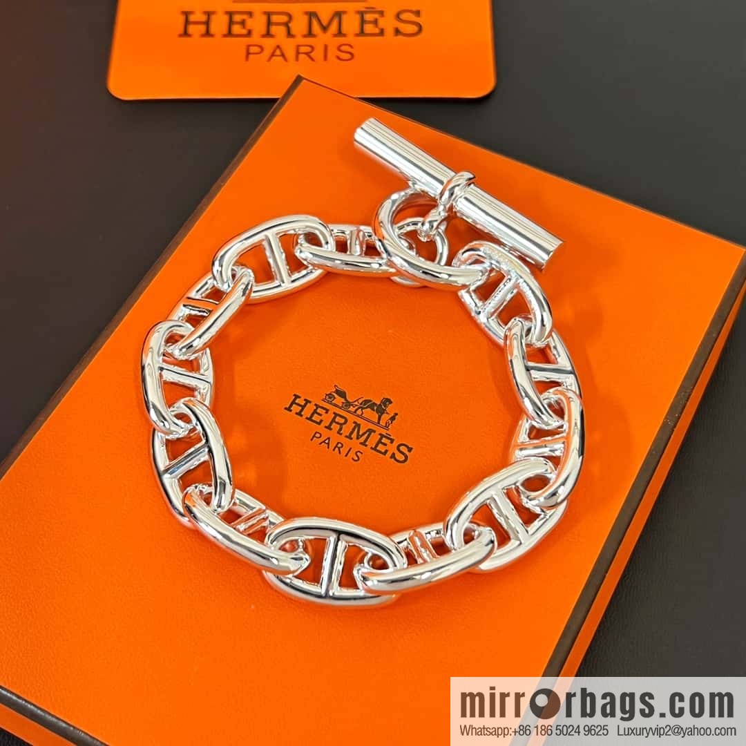 Wide version, new ☑️ Hermès HERMES pig nose OT bracelet