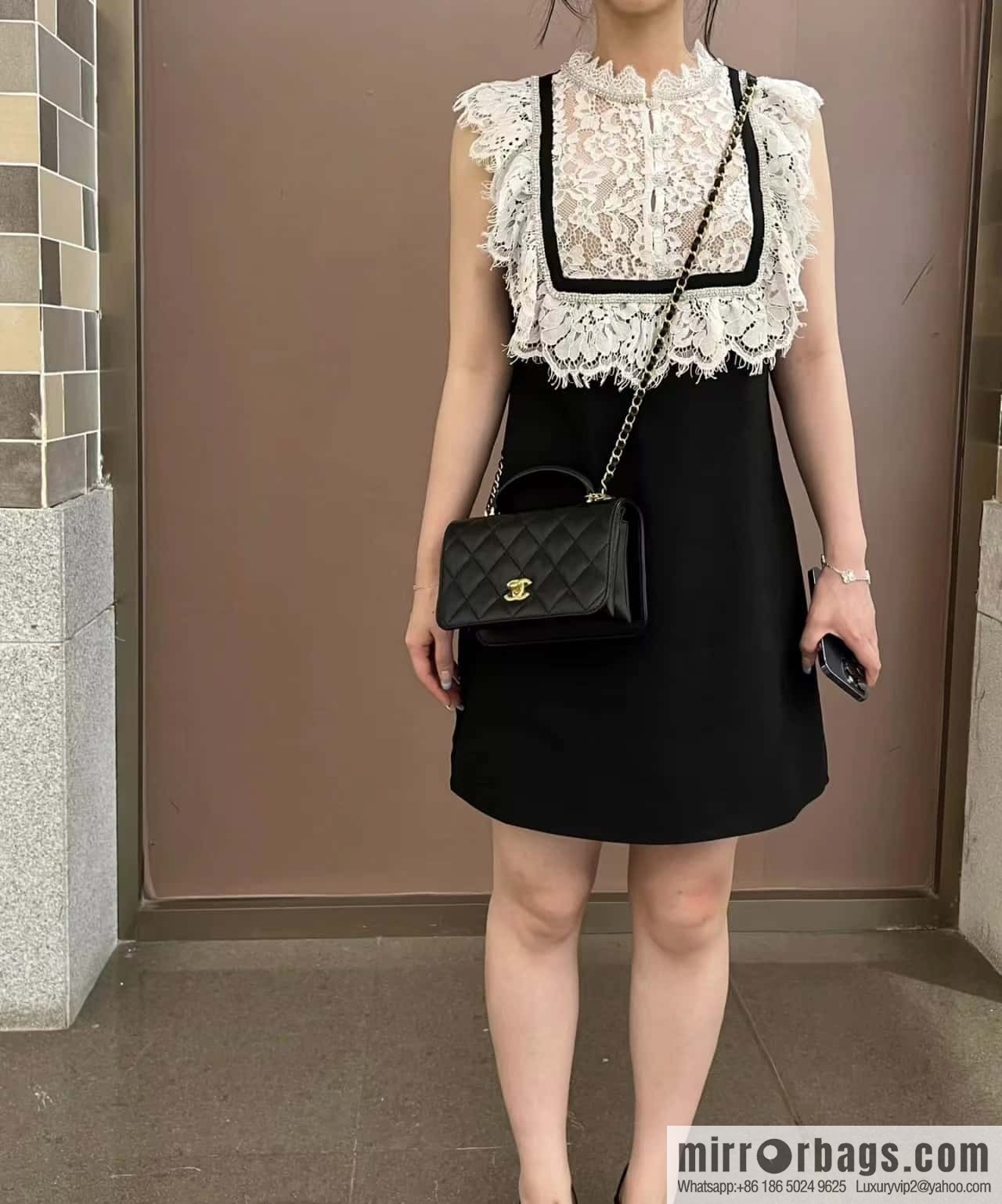 CHANEL 23B autumn and winter trailer series, hidden lychee leather organ bag AS4284