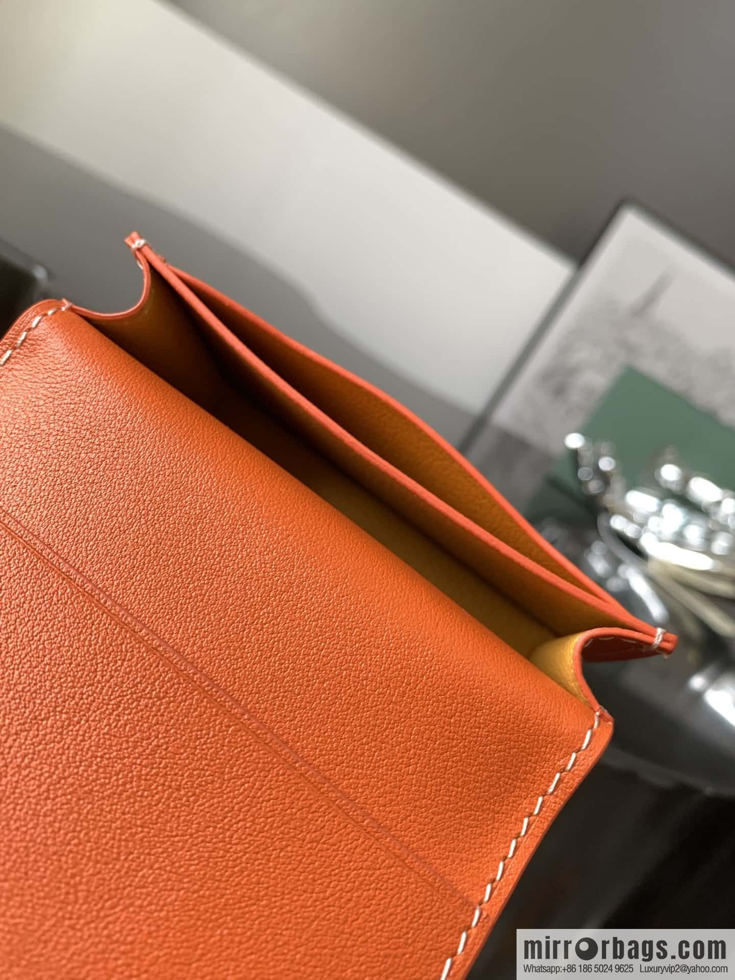 Goyard Malhesherbes card clip 7707