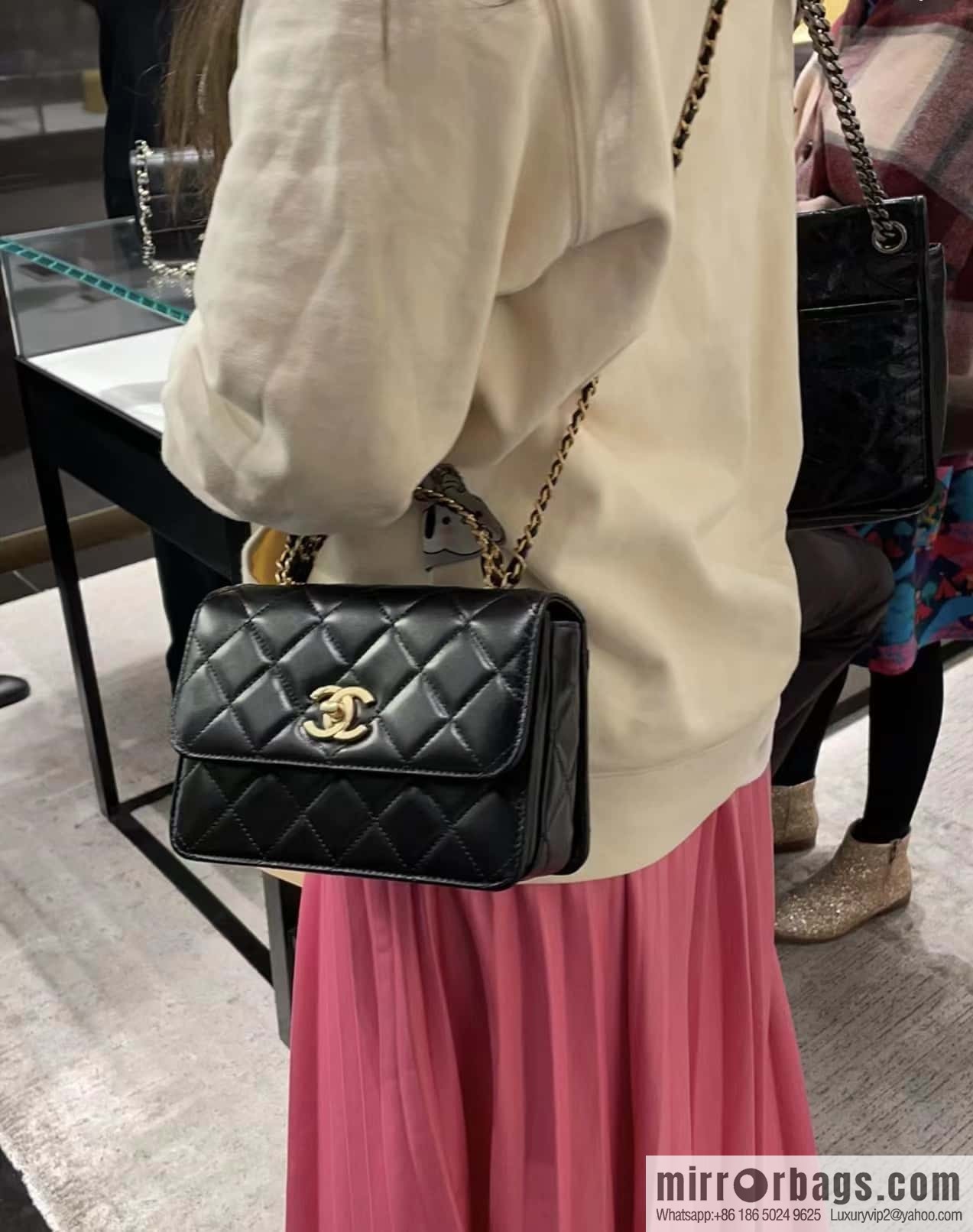 CHANEL 23P spring and summer trailer series 23P small flap bag AS3886